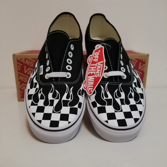 Vans Other - New Men's Vans Authentic Checker Flame